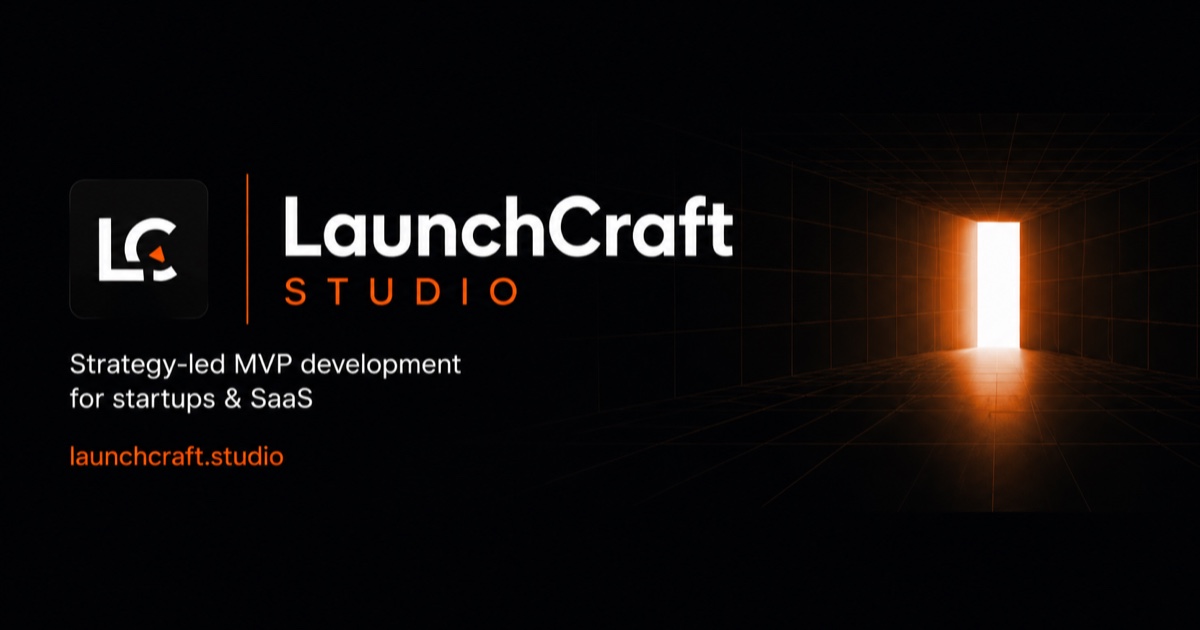 Software, AI & MVP Development Studio for Startups | LaunchCraft Studio